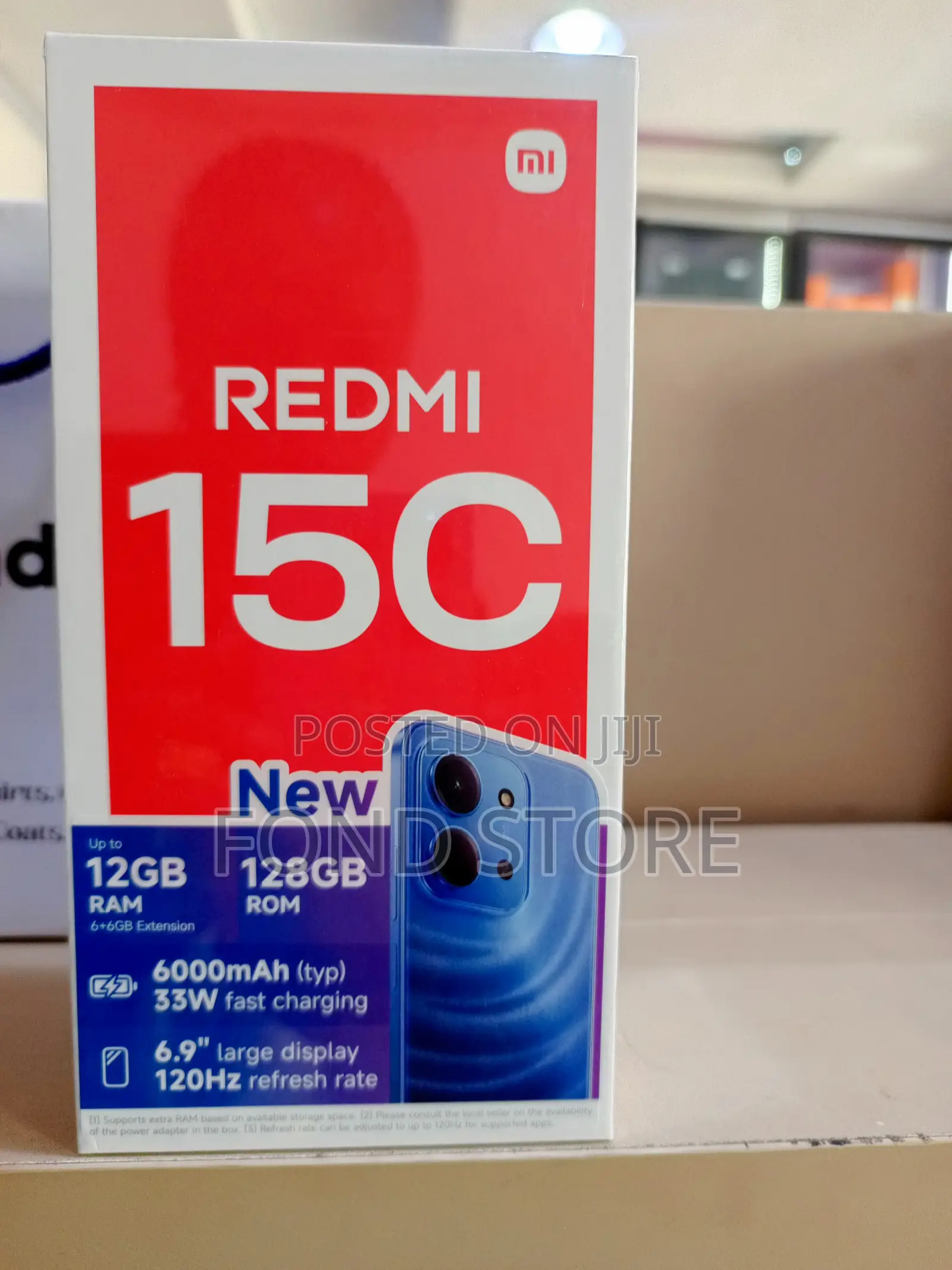New Xiaomi Redmi 15C 4G 128 GB Black