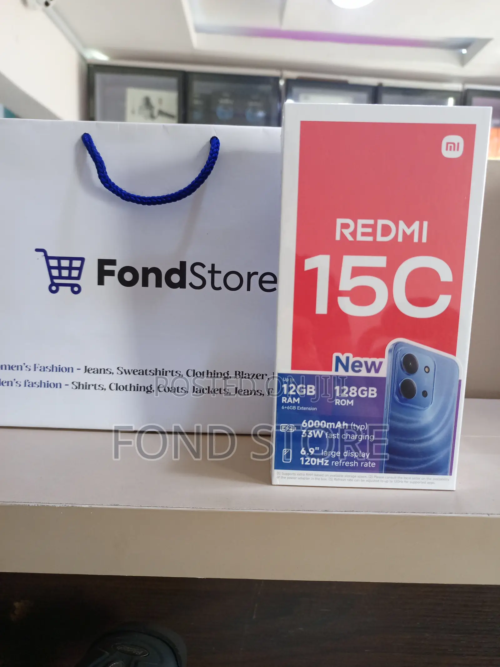 New Xiaomi Redmi 15C 4G 128 GB Black