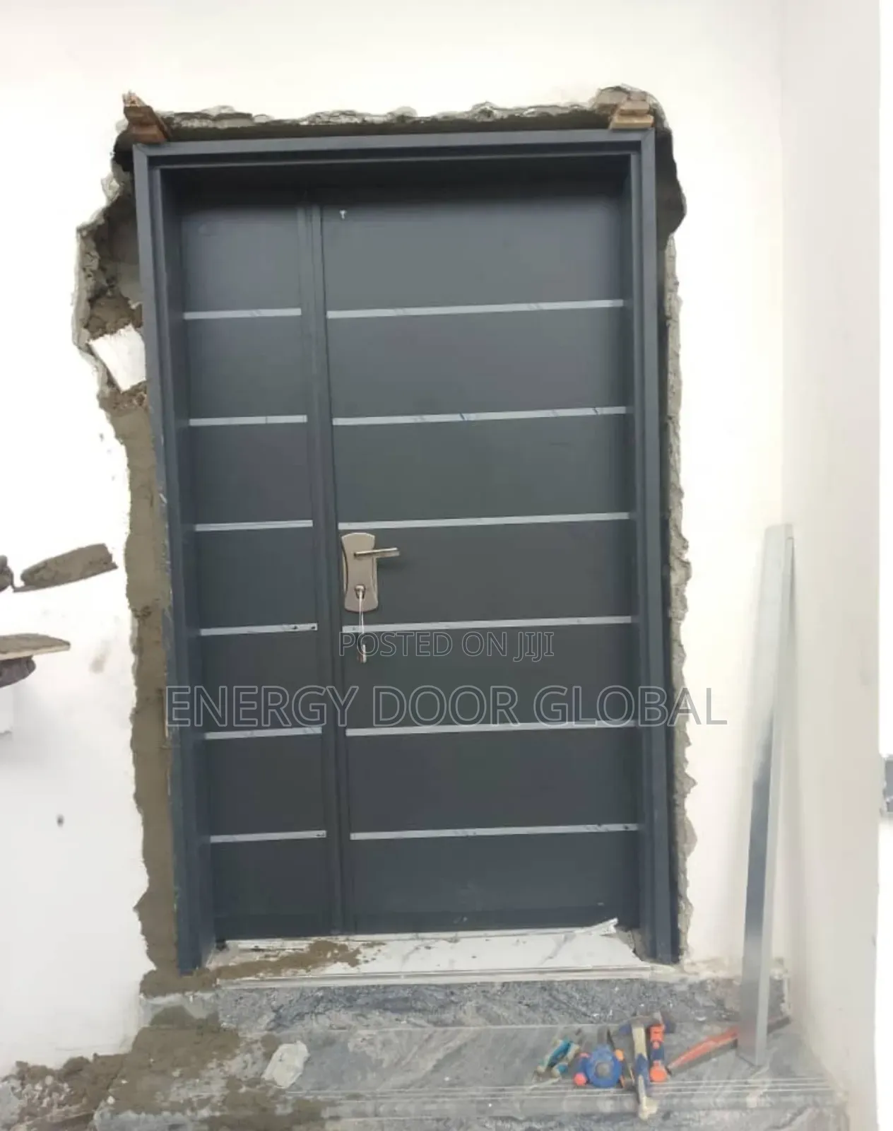 Isreali Exterior 4ft Silverline Security 9inches Door