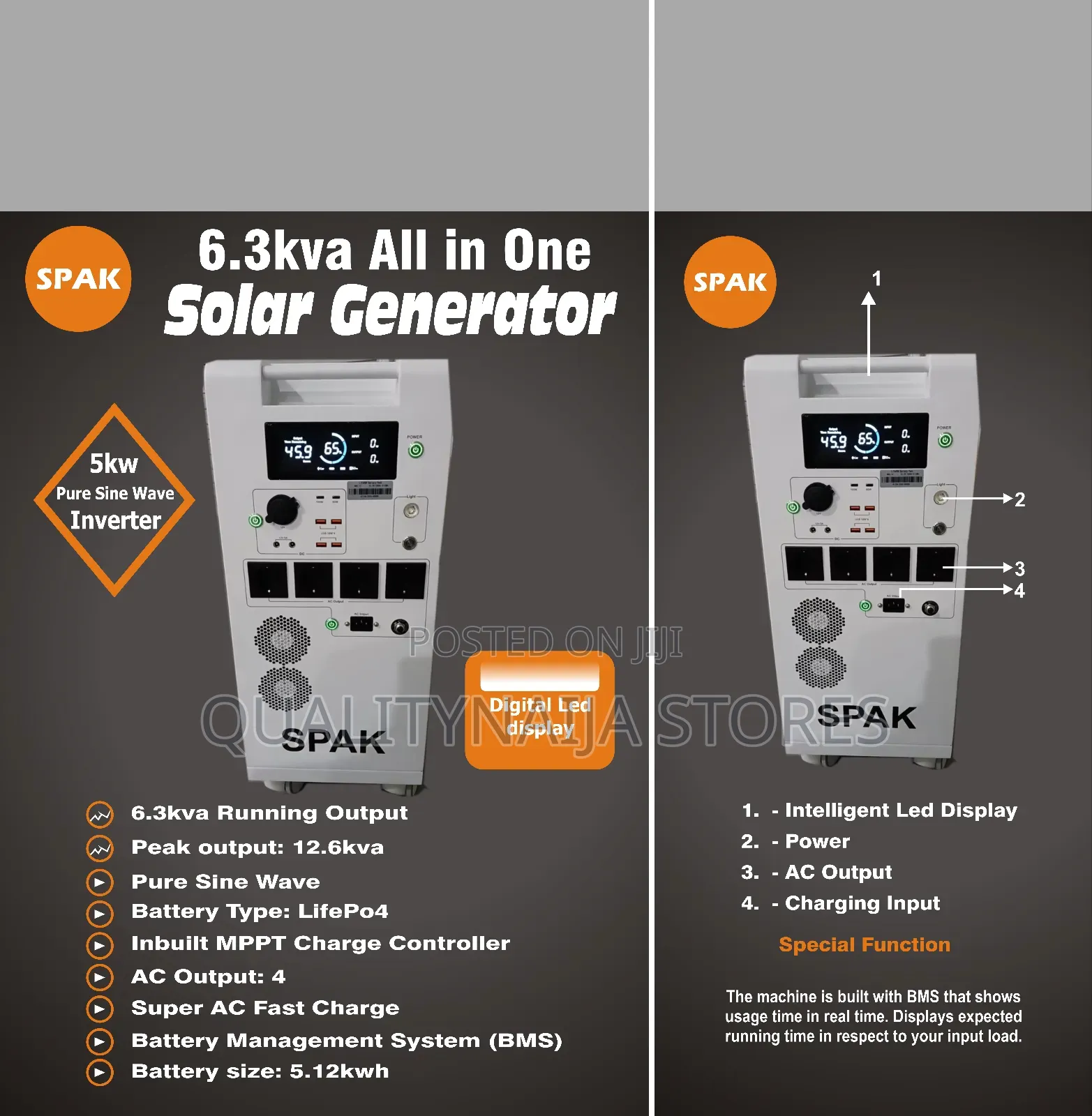 6.3kva Solar Generator