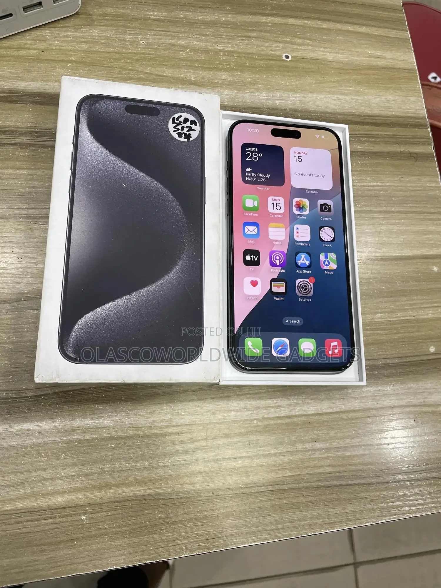 Apple iPhone 15 Pro Max 512 GB Black
