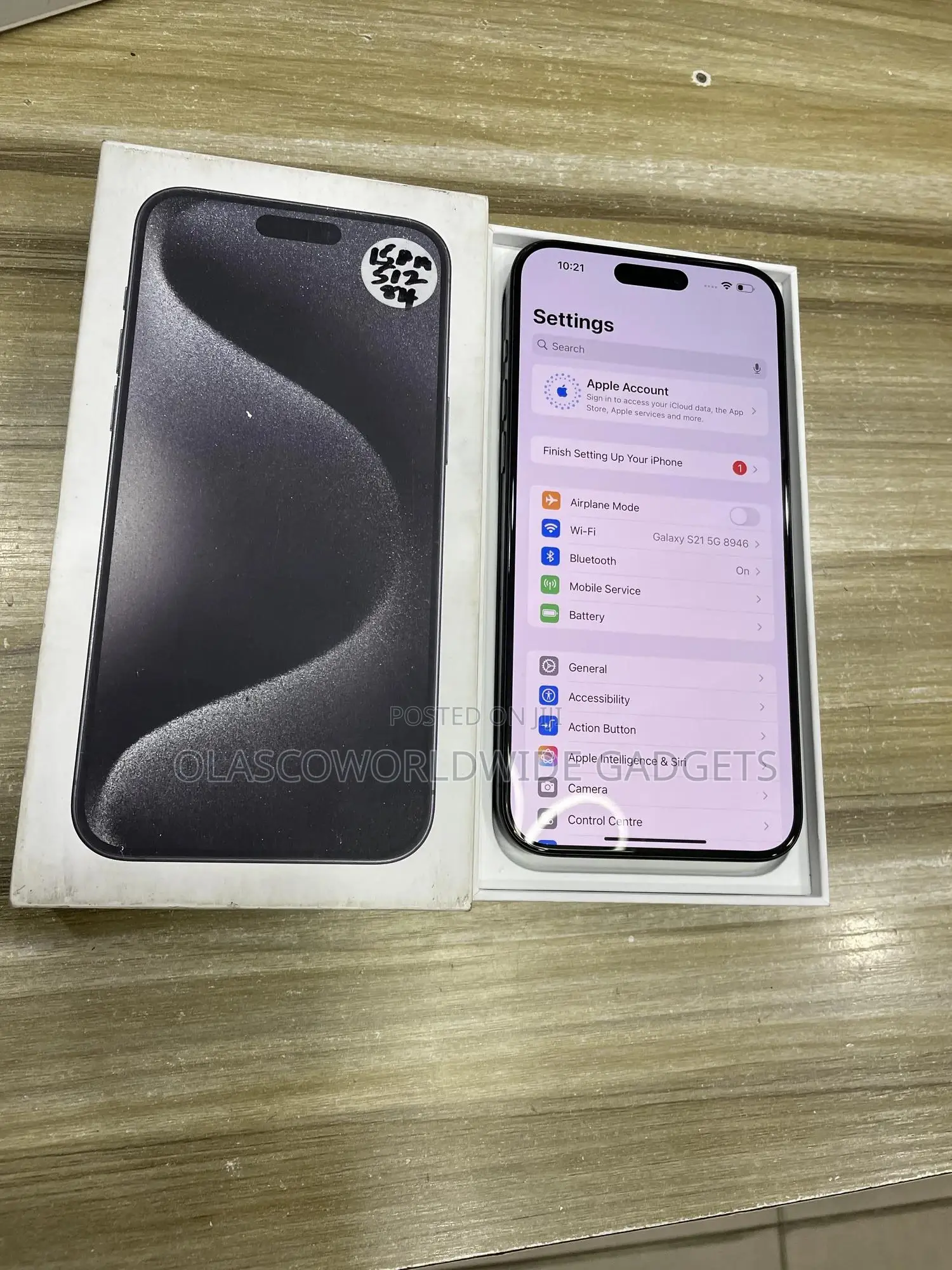 Apple iPhone 15 Pro Max 512 GB Black