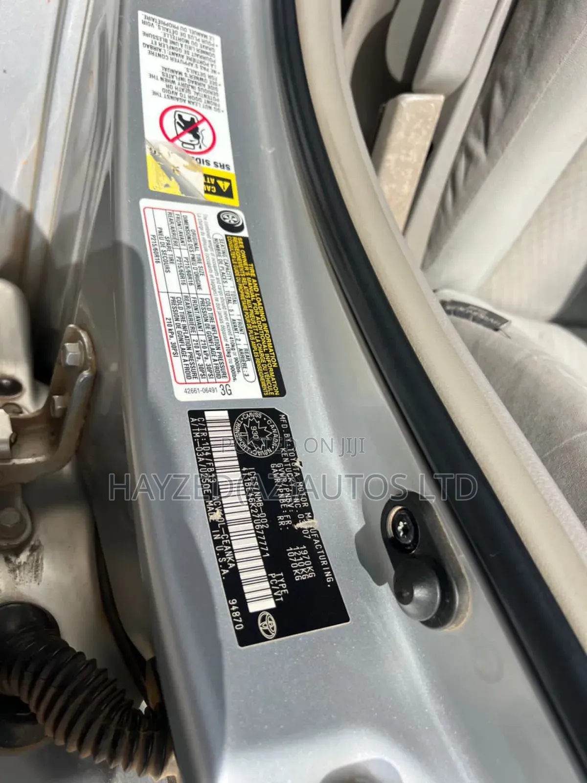 Toyota Camry LE 4dr Sedan (2.4L 4cyl 5A) 2008 Silver