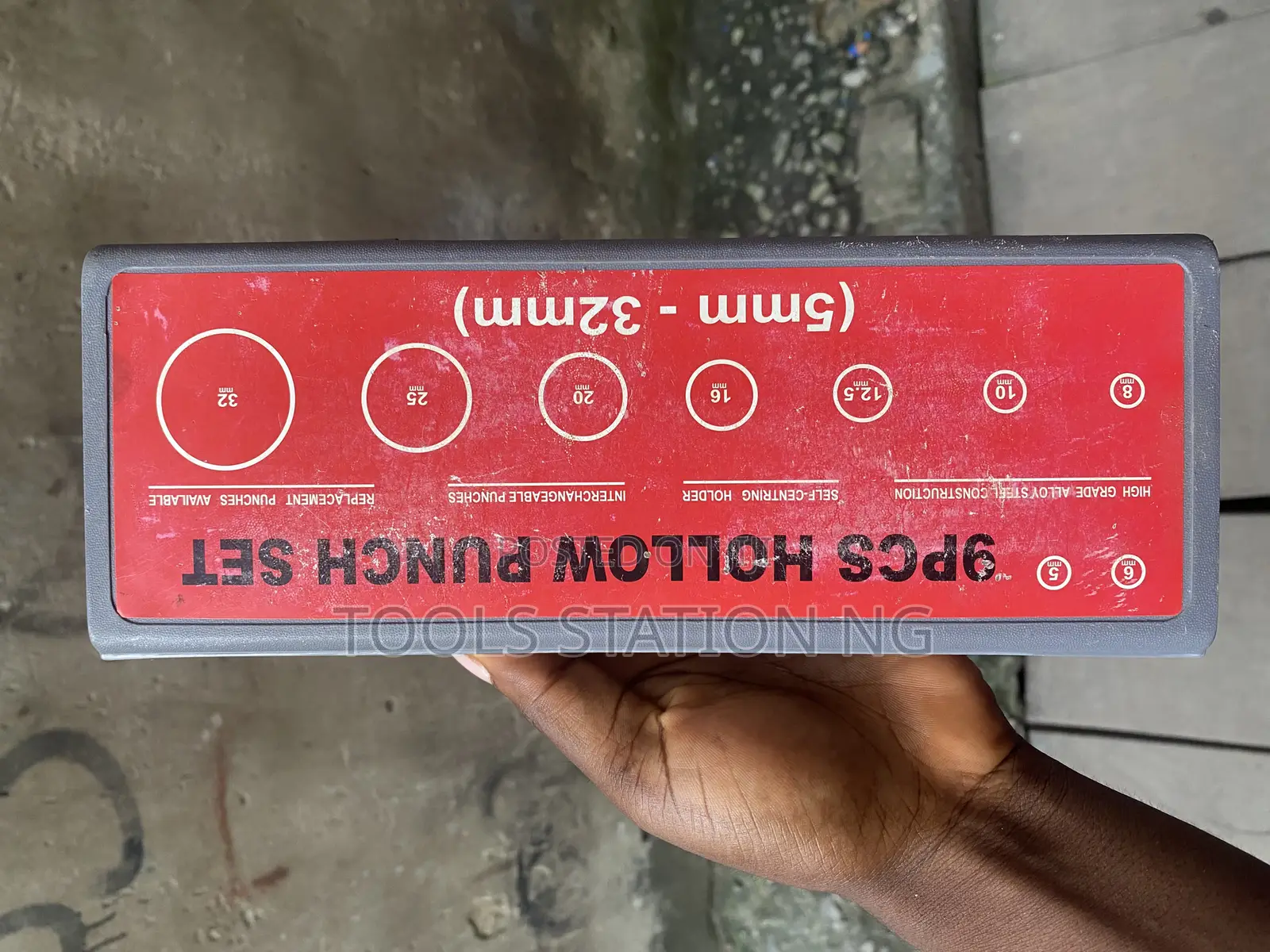 9pcs Hollow Punch Set