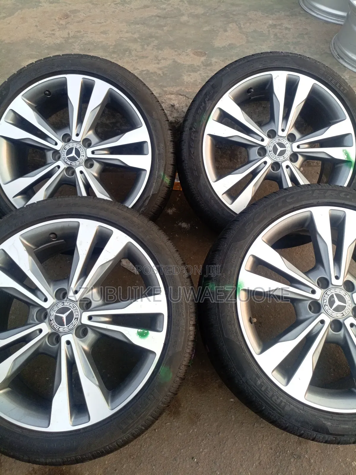 18"Rim Benz With 225/45/18 Tyres Run Flat