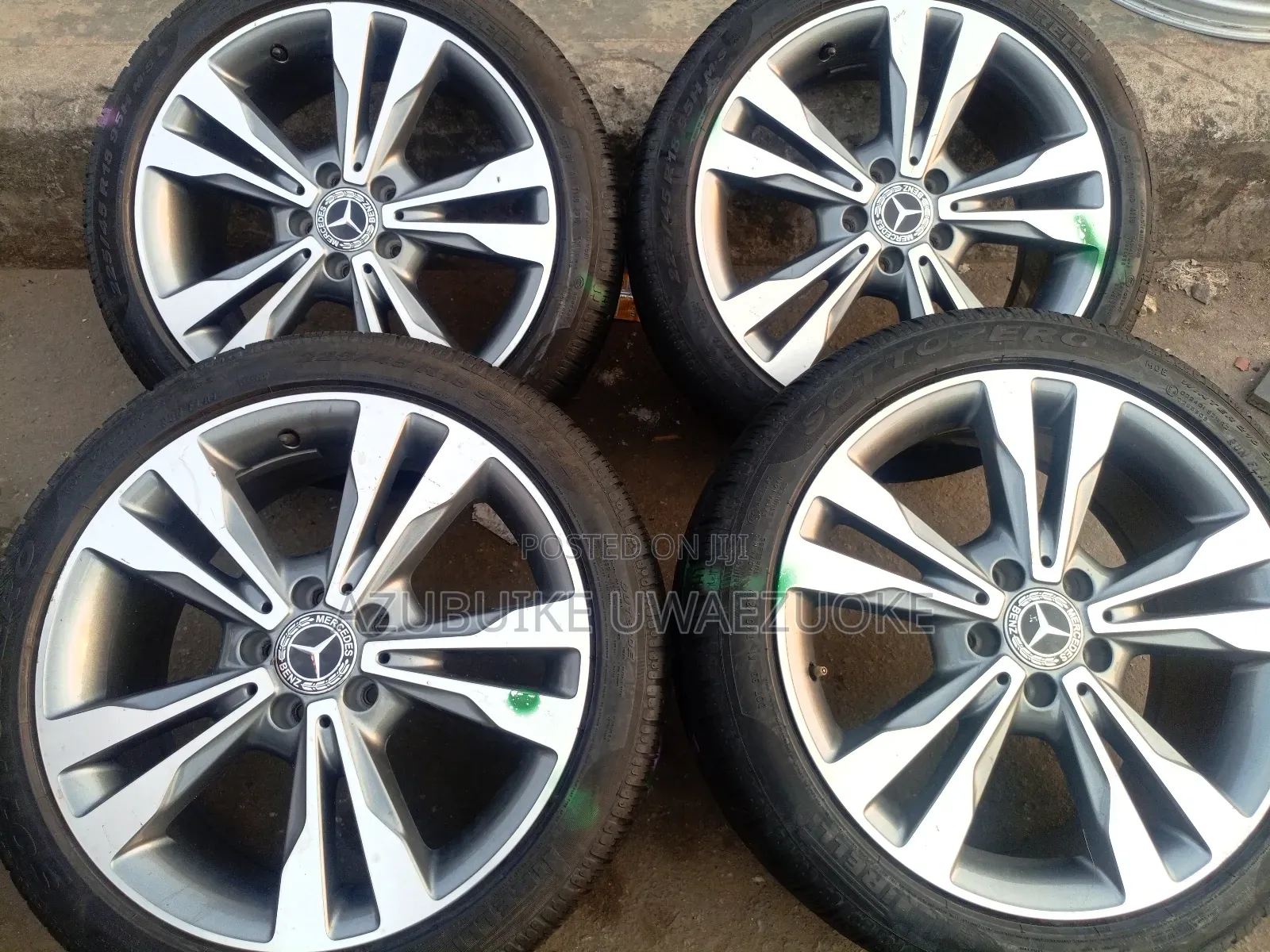 18"Rim Benz With 225/45/18 Tyres Run Flat