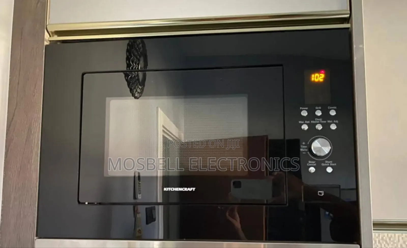 25litres Kitchencraft Microwave Black Colour