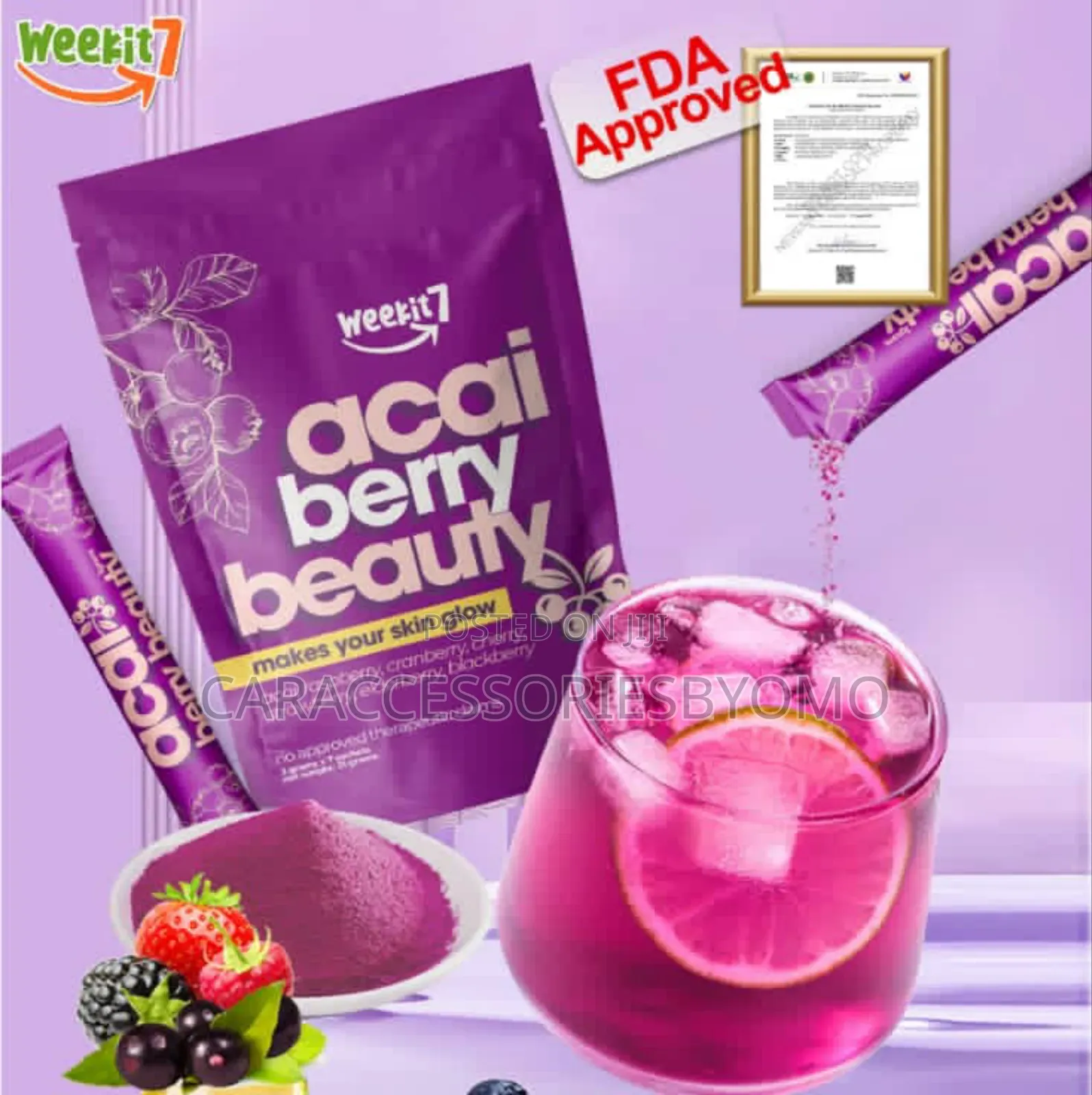 Skin Glow Acai Body Beauty -7pc