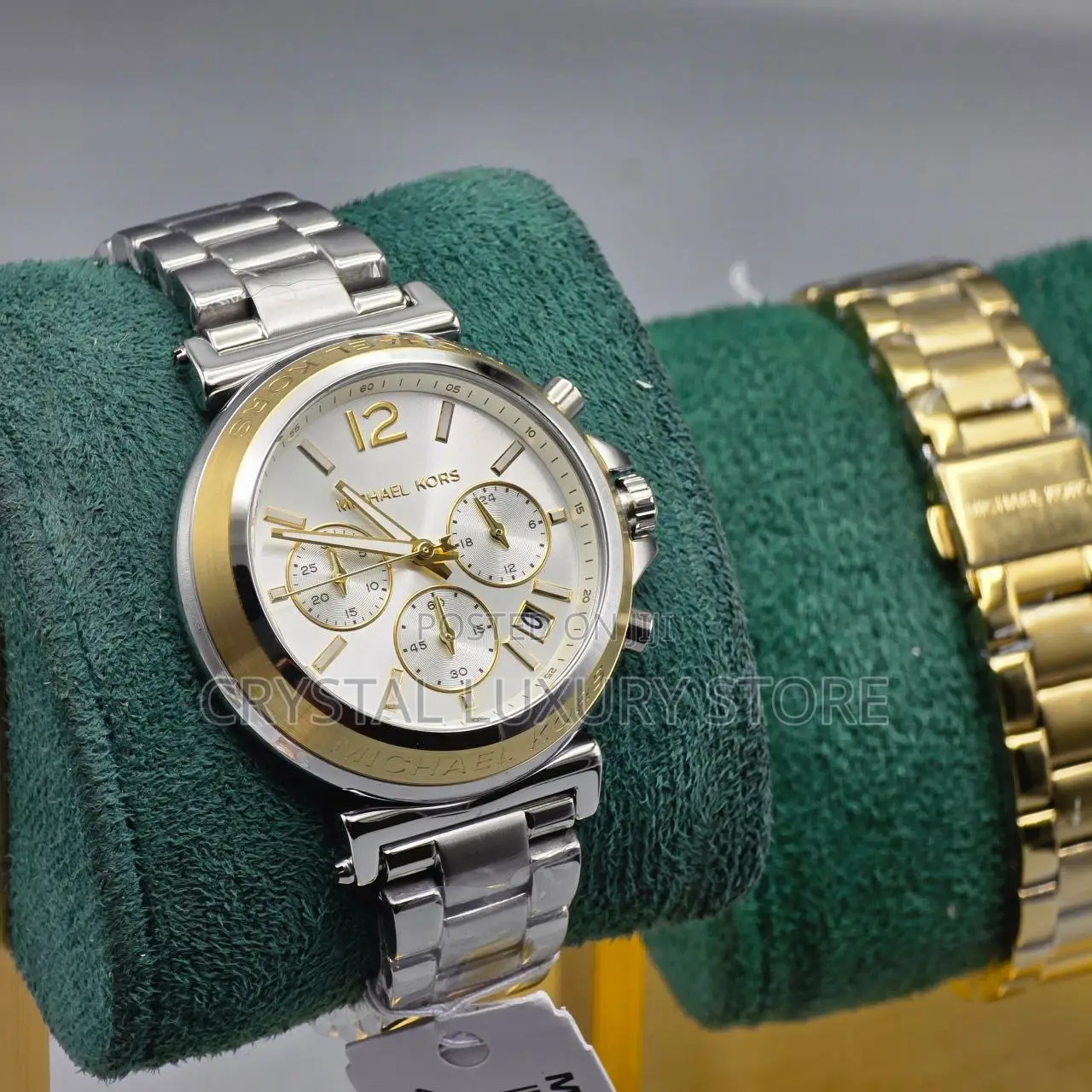 Michael Kors Quality Luxury Men Chain Strap Wristwatch