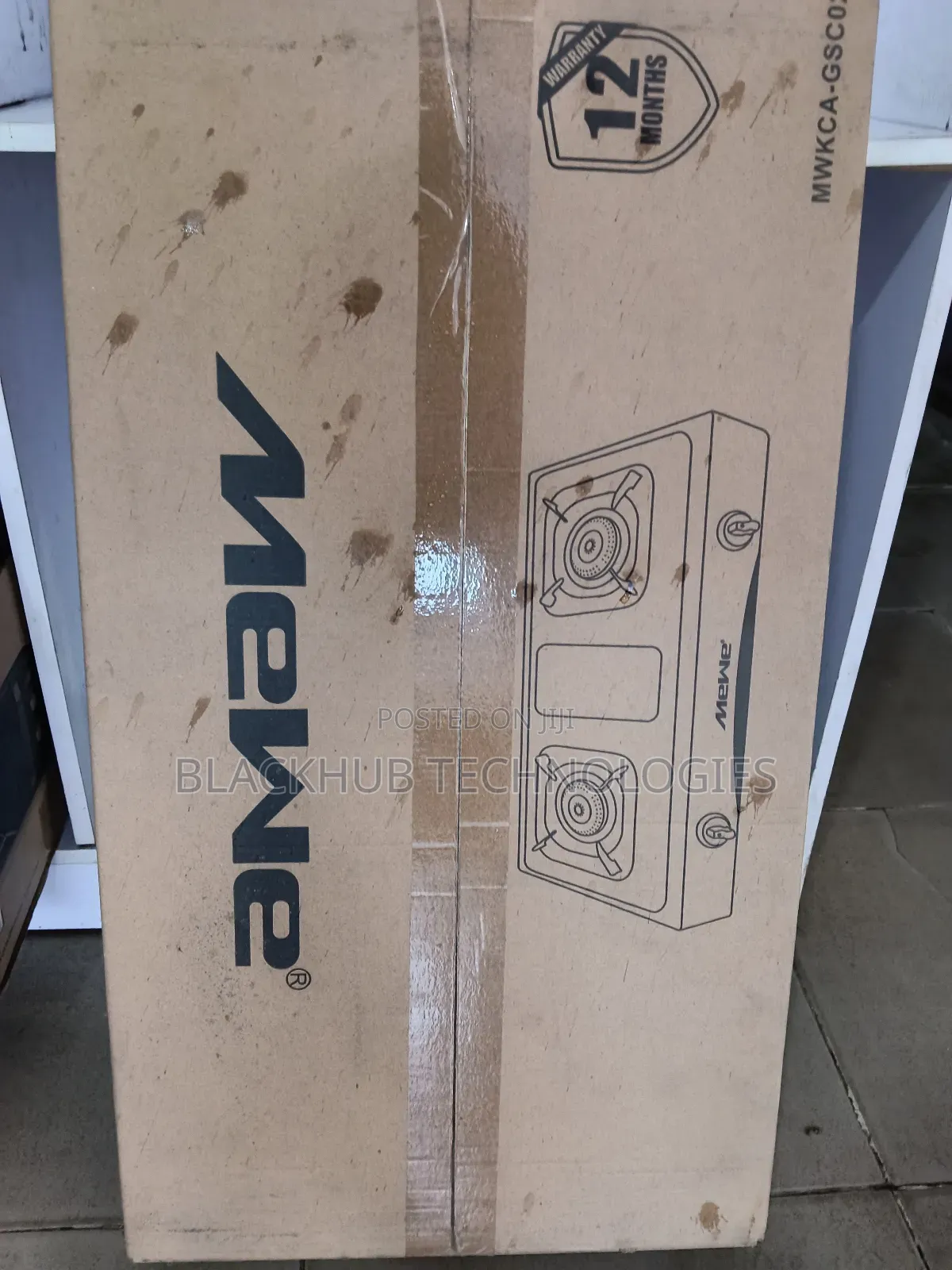 Mewe Table Top Gas Cooker 2 Burners Mwkca-Gsc02