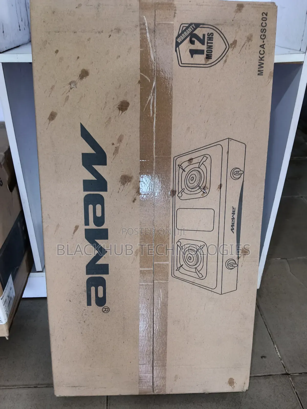 Mewe Table Top Gas Cooker 2 Burners Mwkca-Gsc02