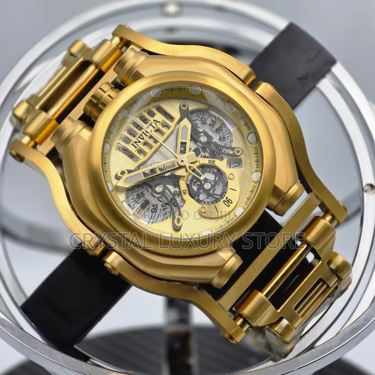 Invicta Quality Luxury Men Water Resistant Wristwatch