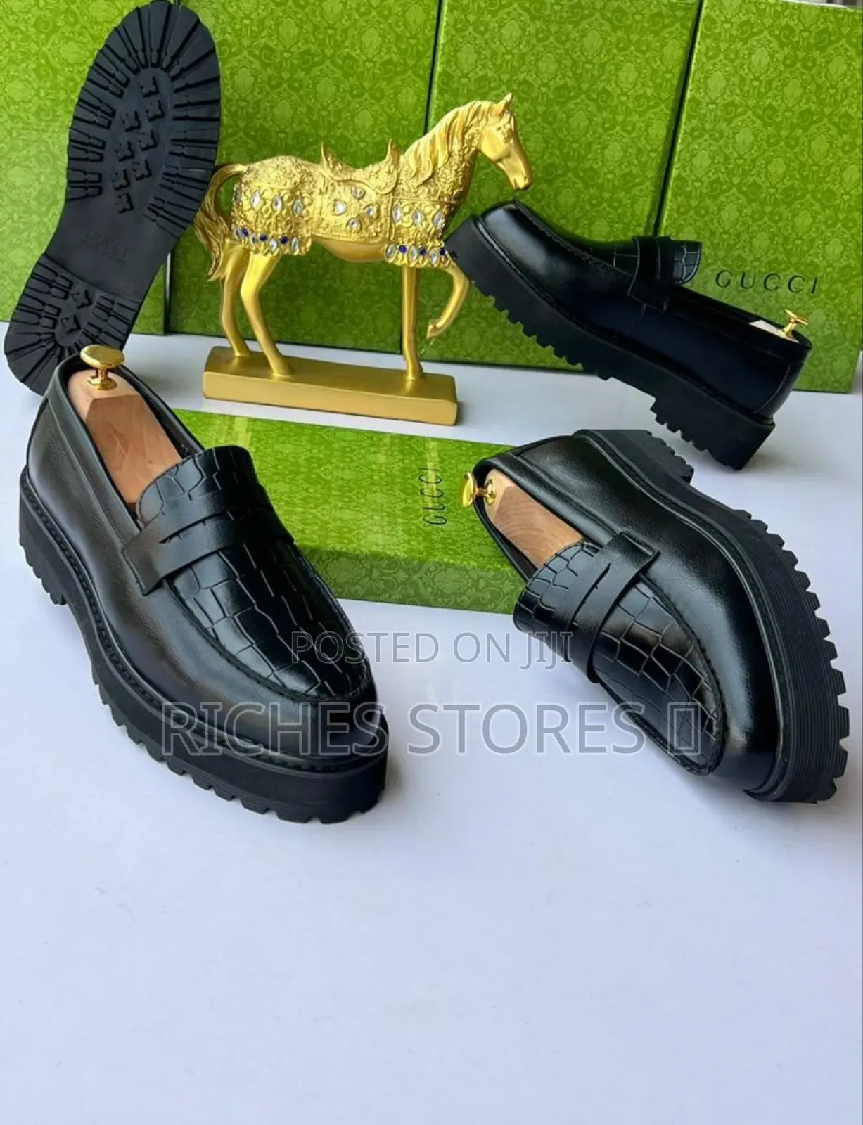 High Quality Genuine Leather Gucci Loafers