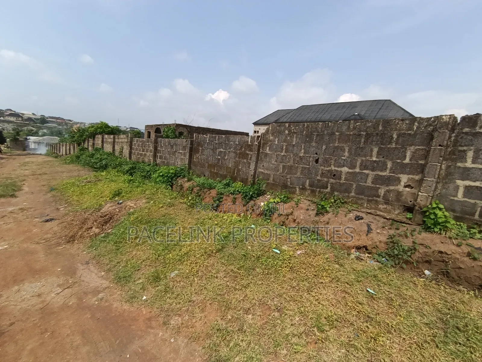 Full Plot of Land Fence Gate Good Location at Lafenwa