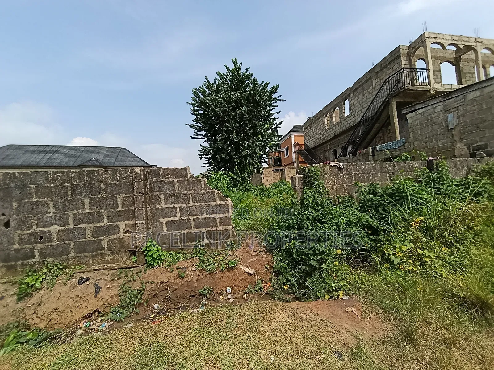 Full Plot of Land Fence Gate Good Location at Lafenwa