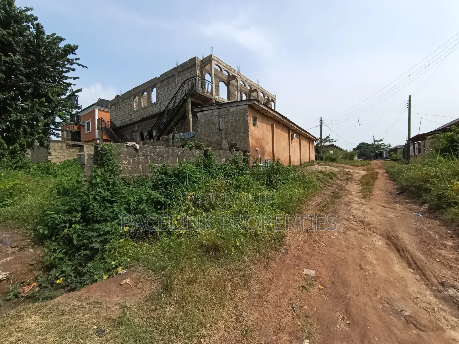 Full Plot of Land Fence Gate Good Location at Lafenwa