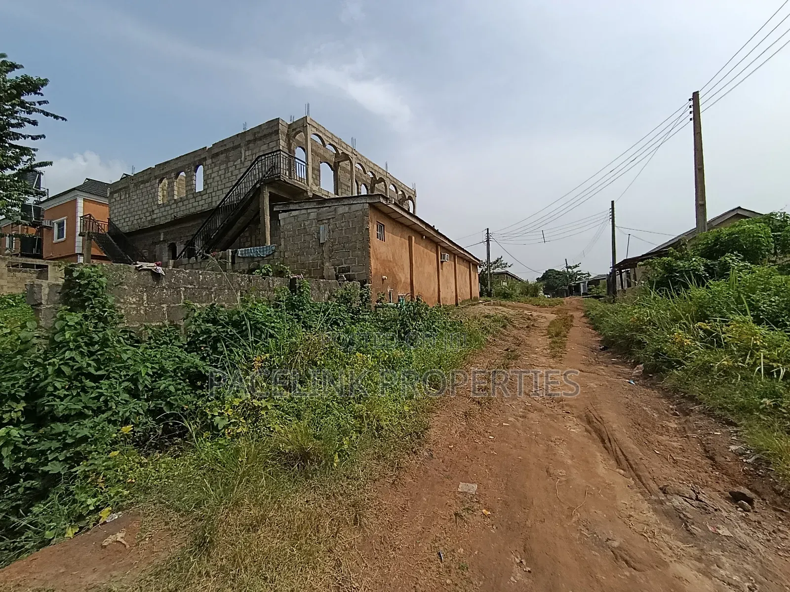 Full Plot of Land Fence Gate Good Location at Lafenwa