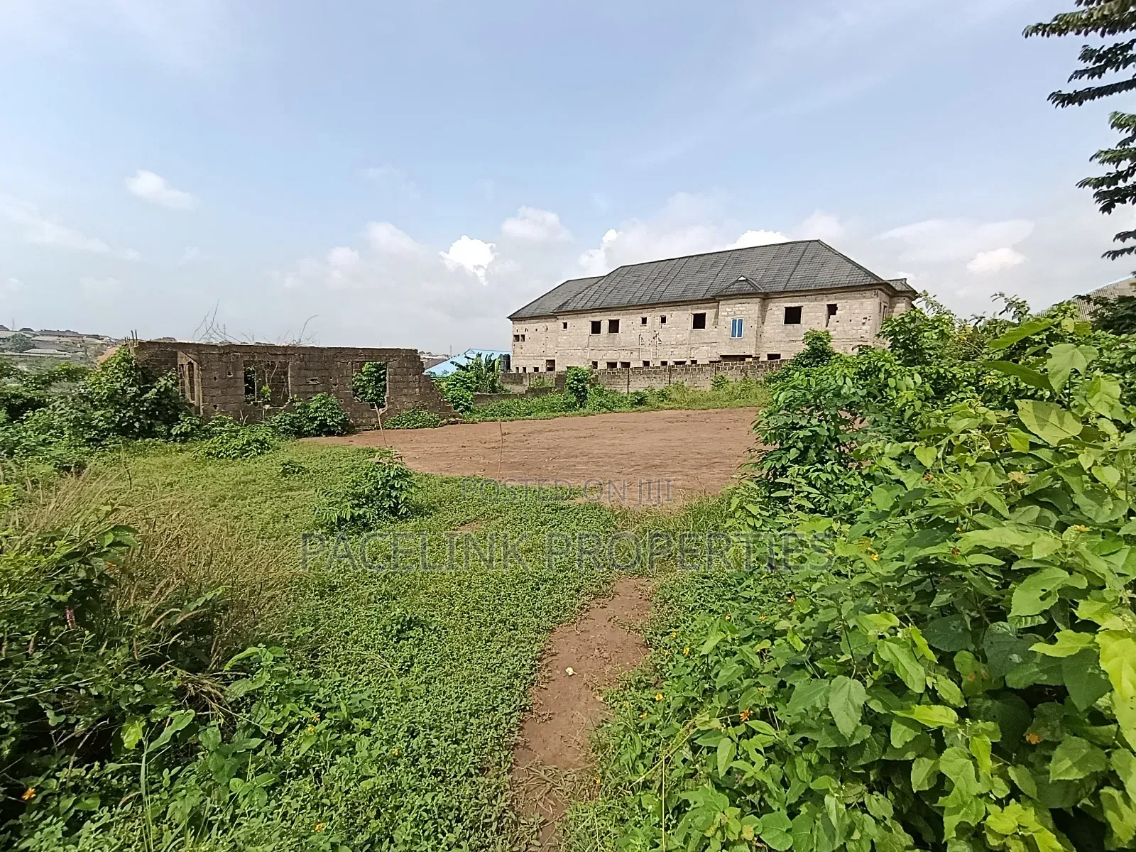 Full Plot of Land Fence Gate Good Location at Lafenwa