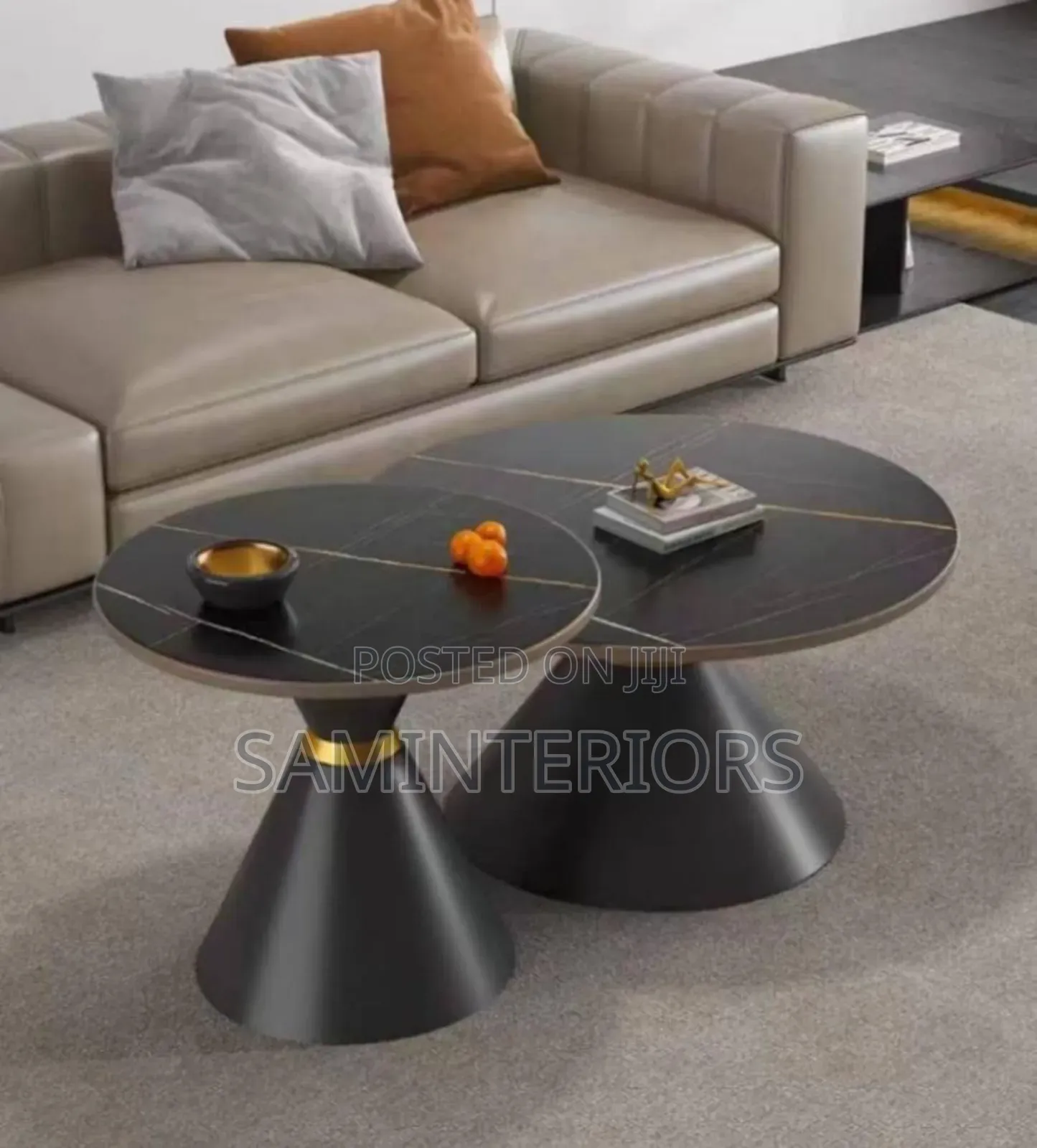 Modern and Simple 2in1 Marble Top Center Table