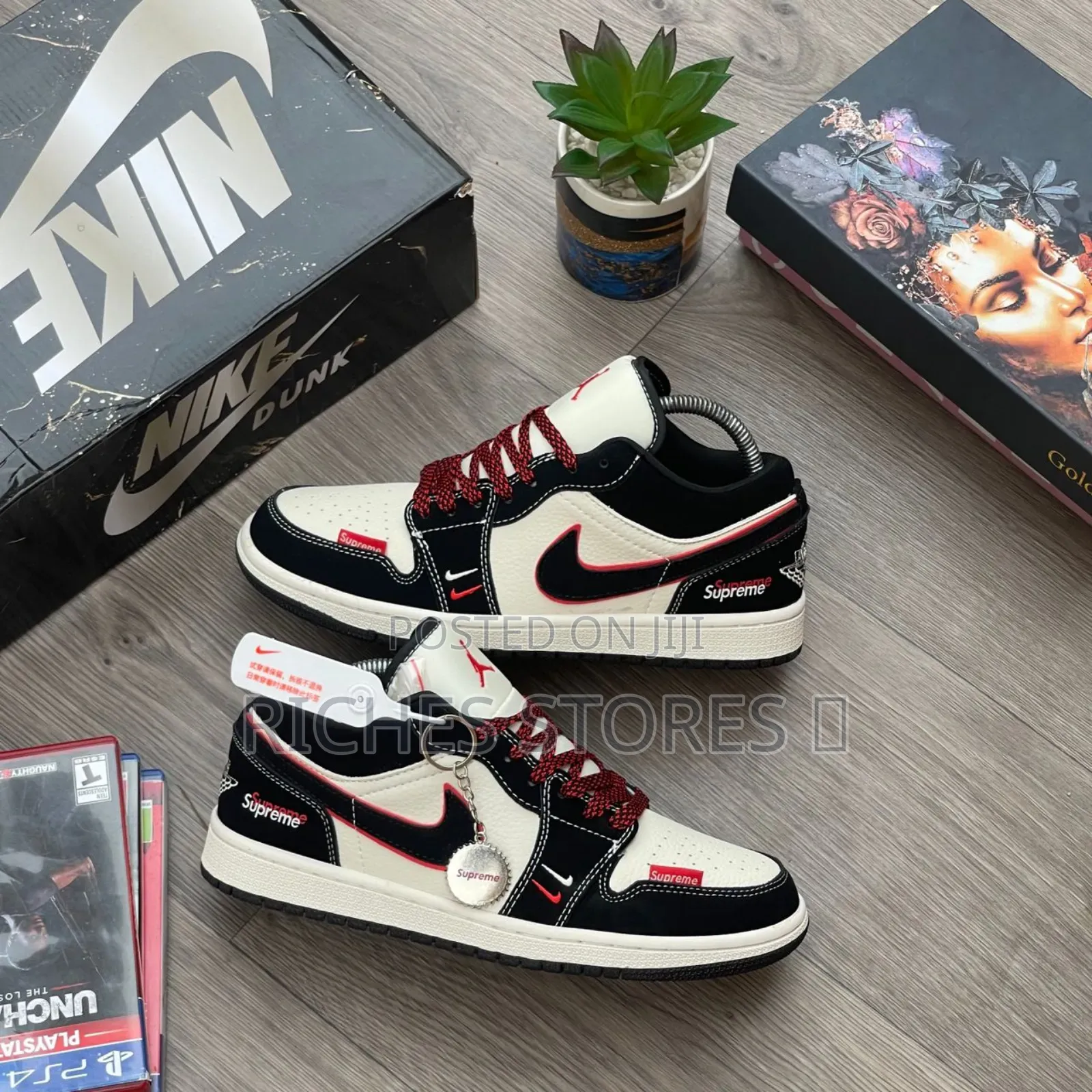 Authentic Quality Nike Air Jordan 1 X Supreme Luxury Sneakers