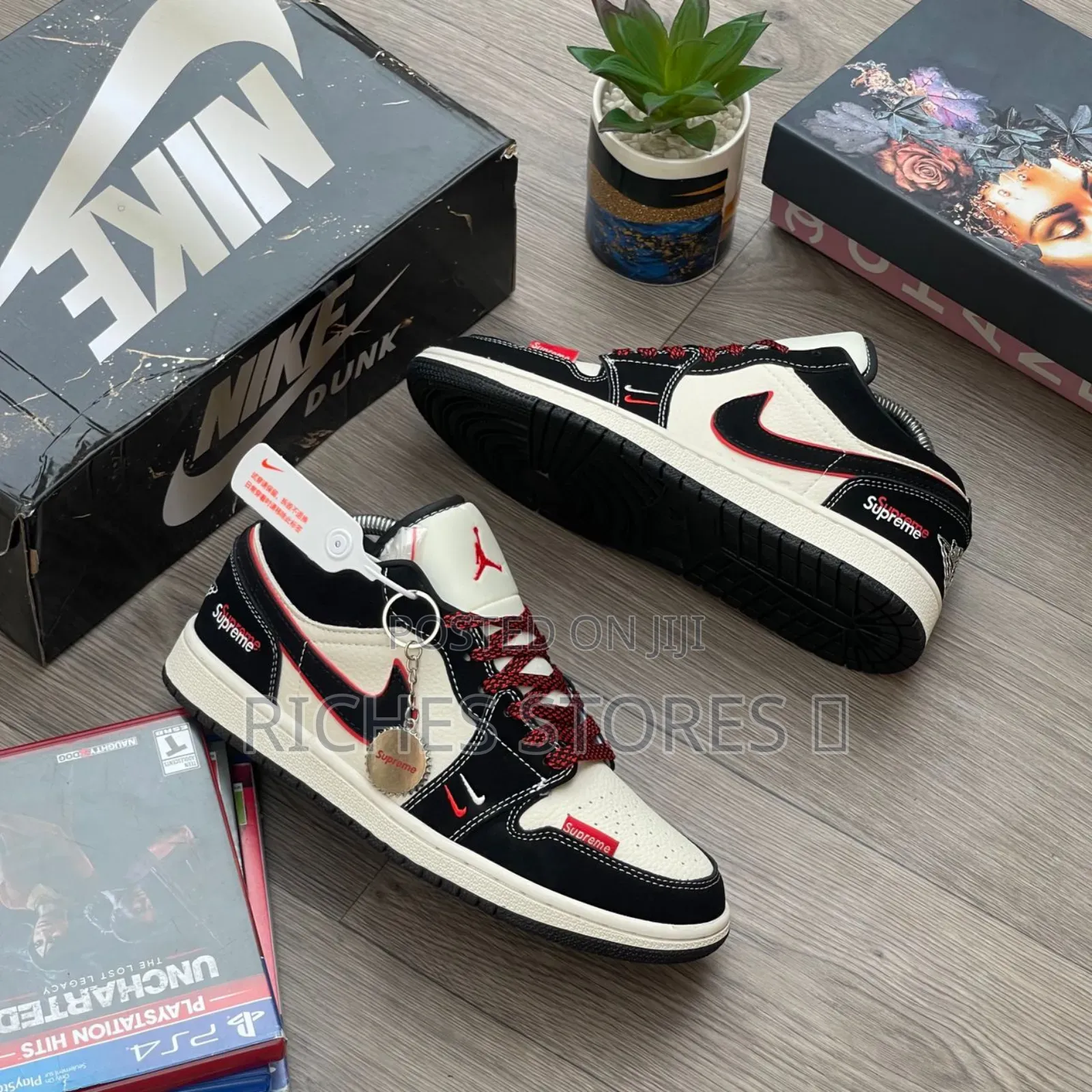 Authentic Quality Nike Air Jordan 1 X Supreme Luxury Sneakers