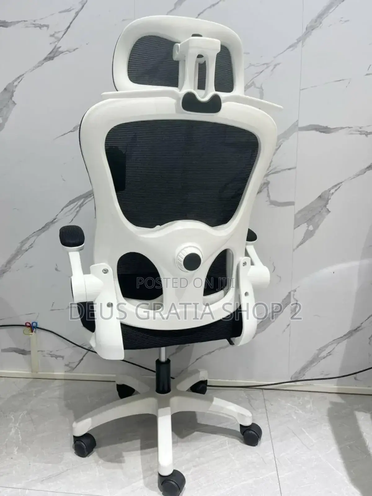 Ergonomic Office Chair With Plastic Leg