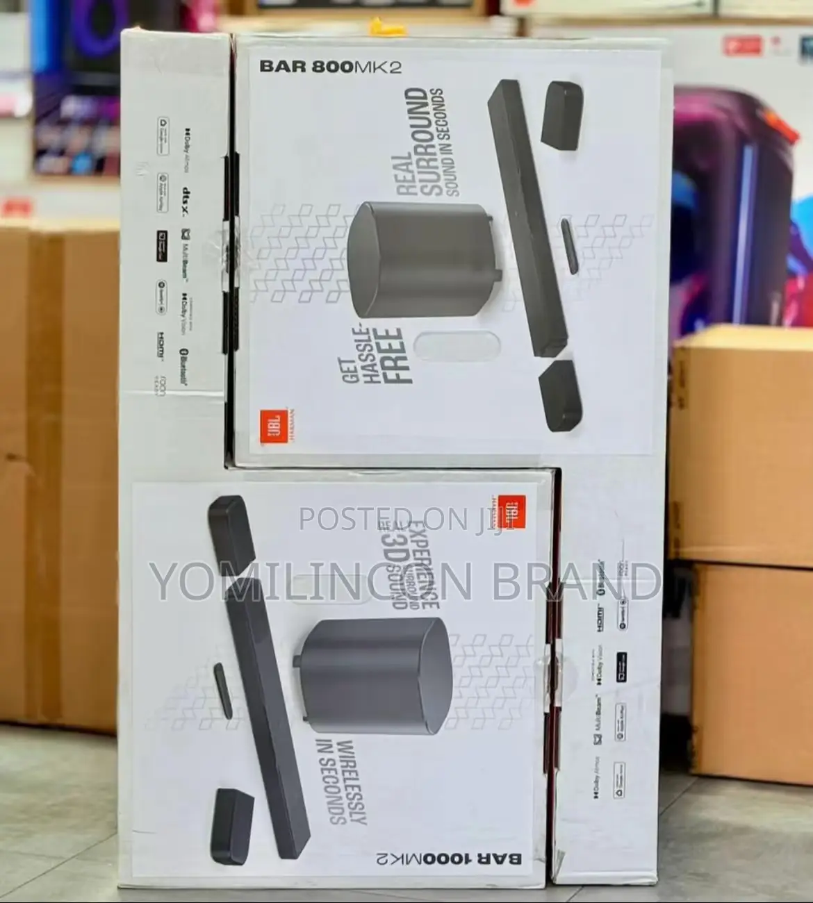 JBL Bar 800mk2 7.1 Channel Soundbar With Dolby Atmos