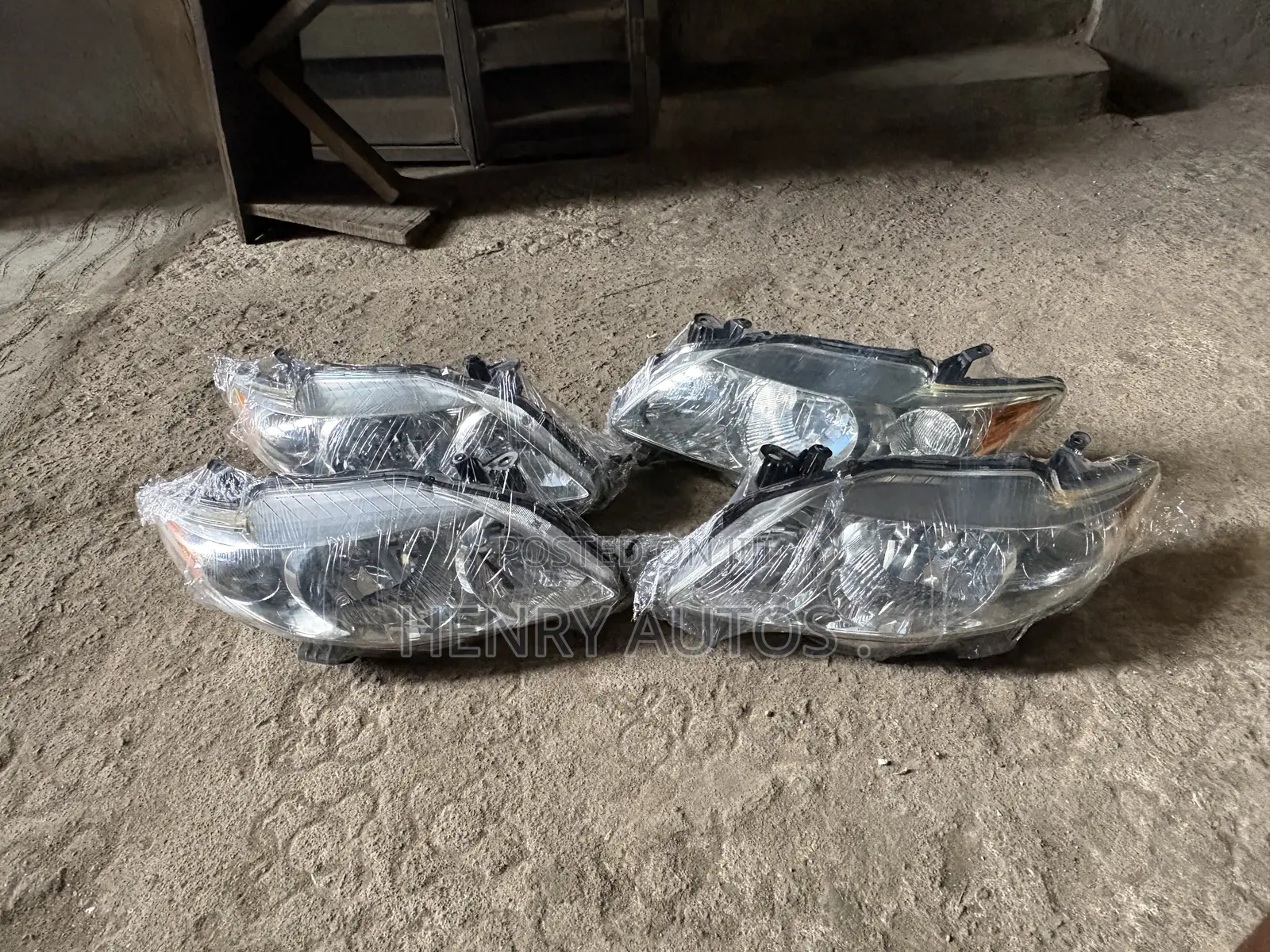 Set Headlights Corolla 2008