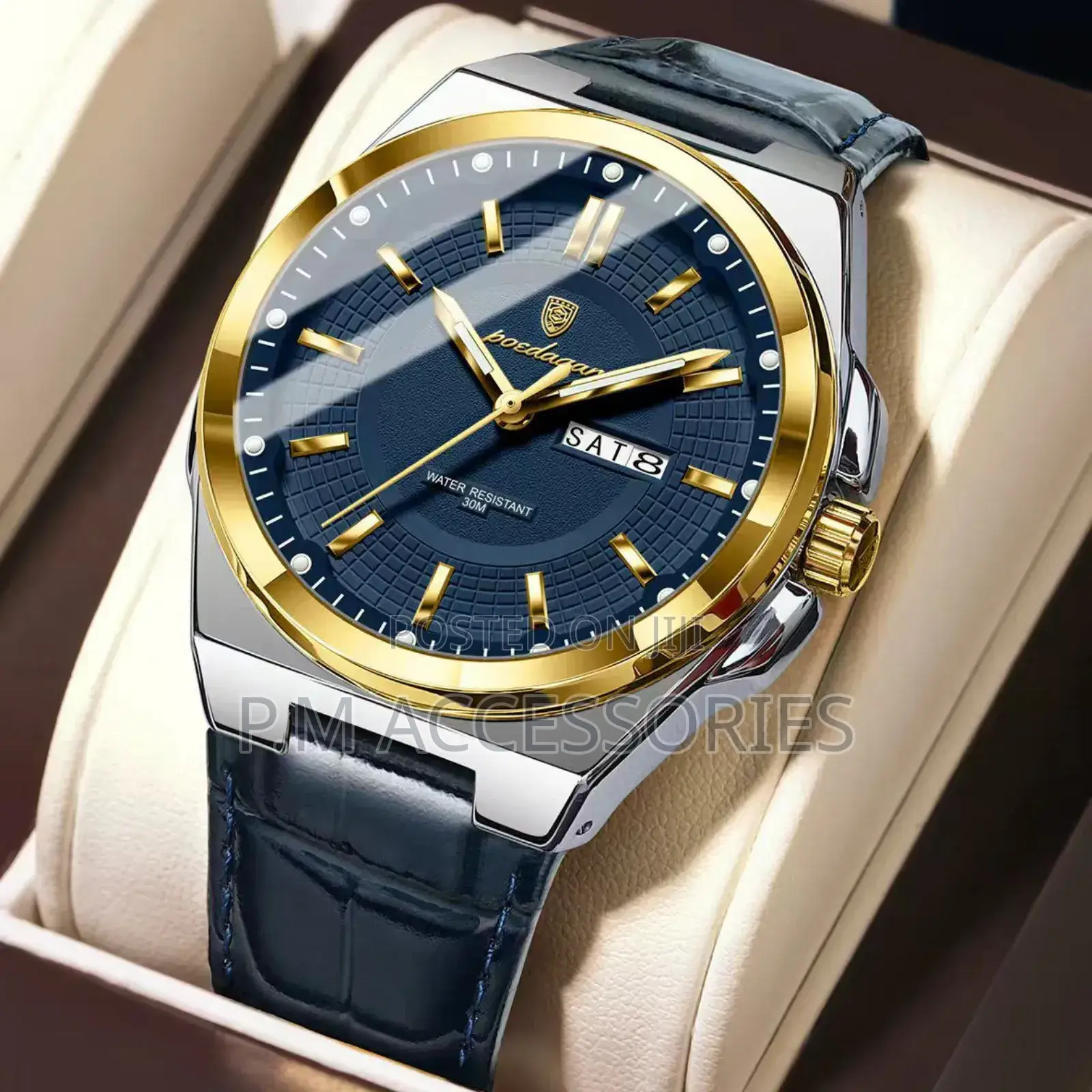 Poedagar Leather Watch