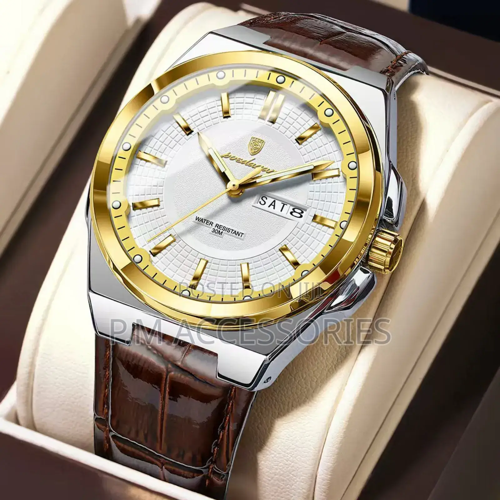 Poedagar Leather Watch