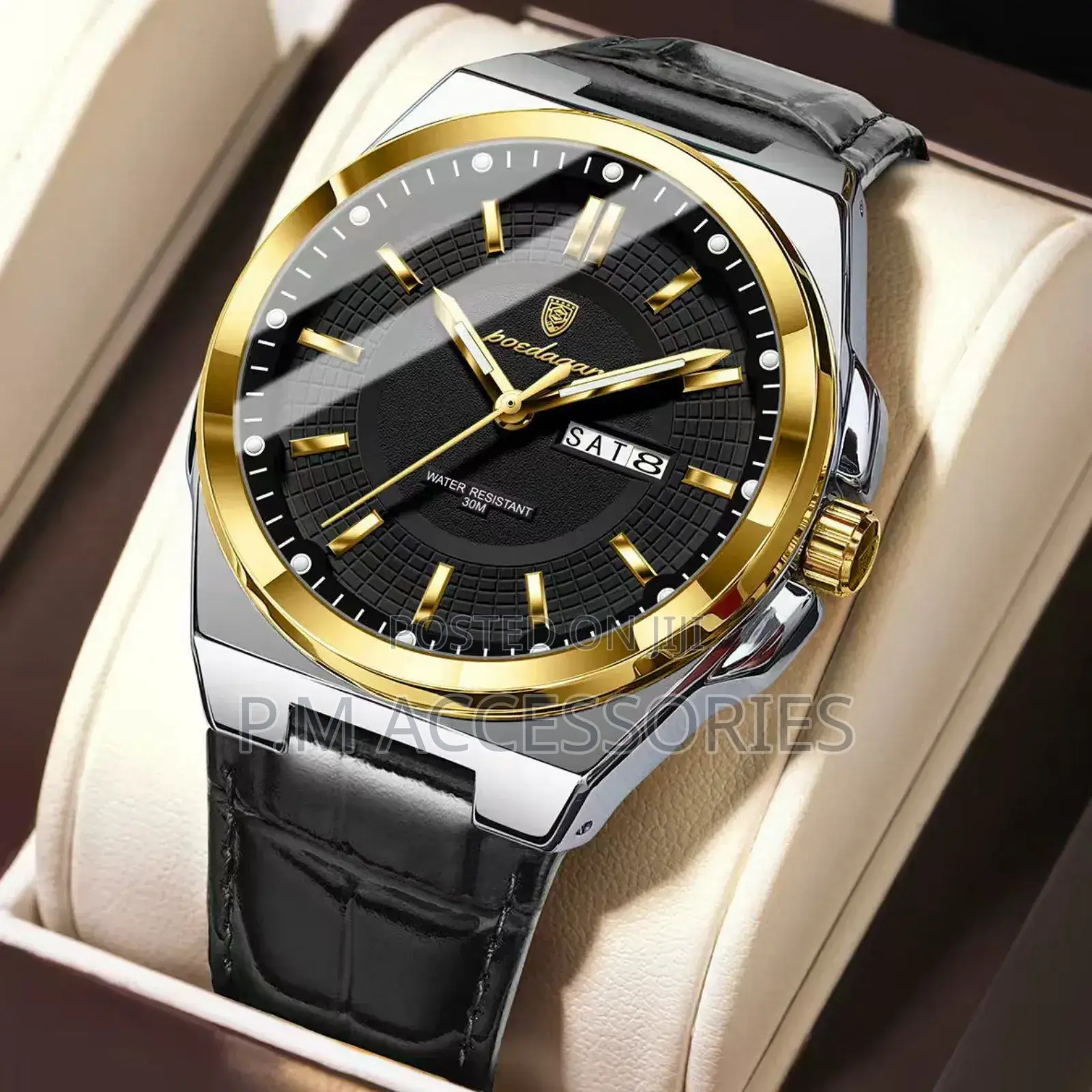 Poedagar Leather Watch