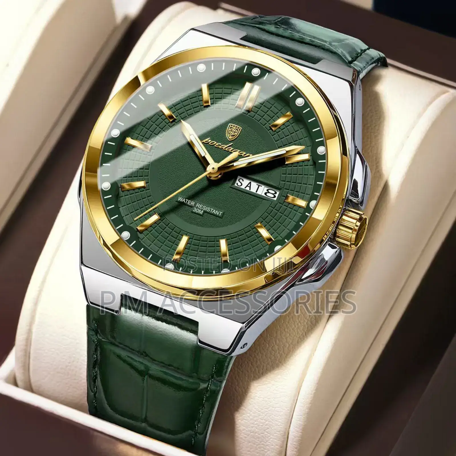 Poedagar Leather Watch