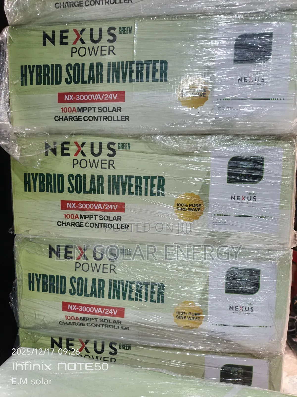 3000kva/24volts Nexus Hybrid (100a Mppt)Inverter Available Now