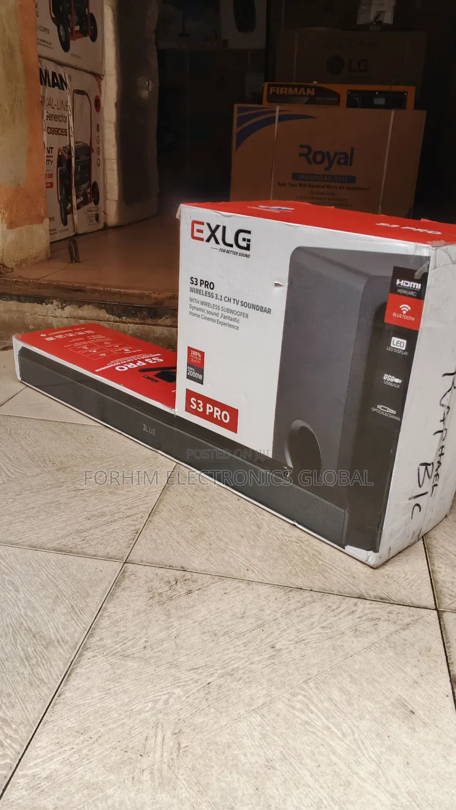 Exlg 2000w Sound Bar