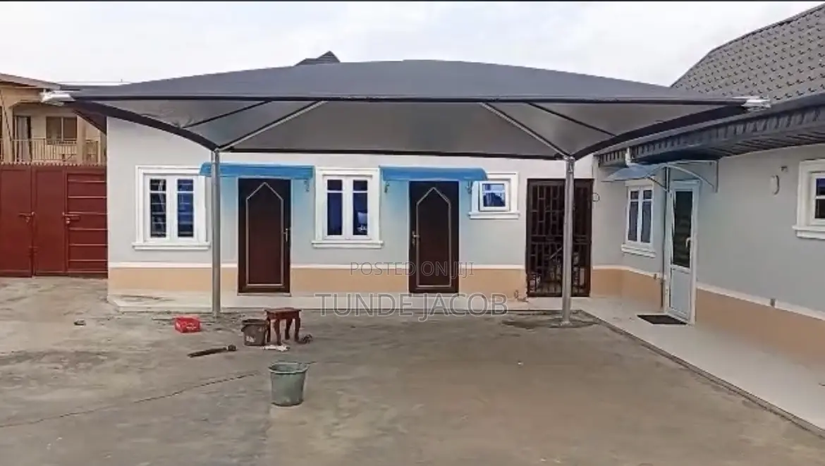Carport Made With Full Galvanized Steel And Uv Waterproof Material