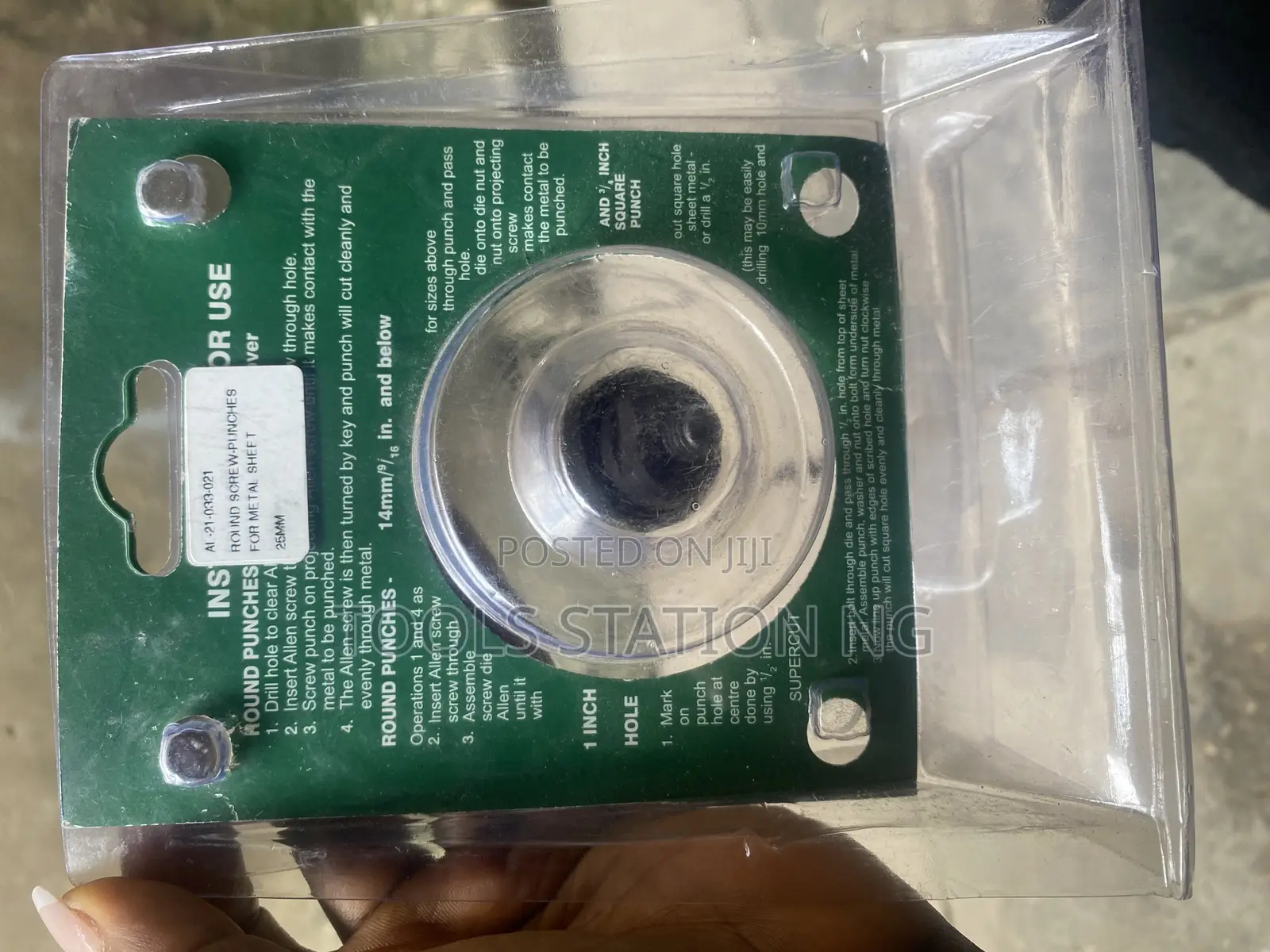 Sheet Metal Punch ( Manual Hole Cuter)