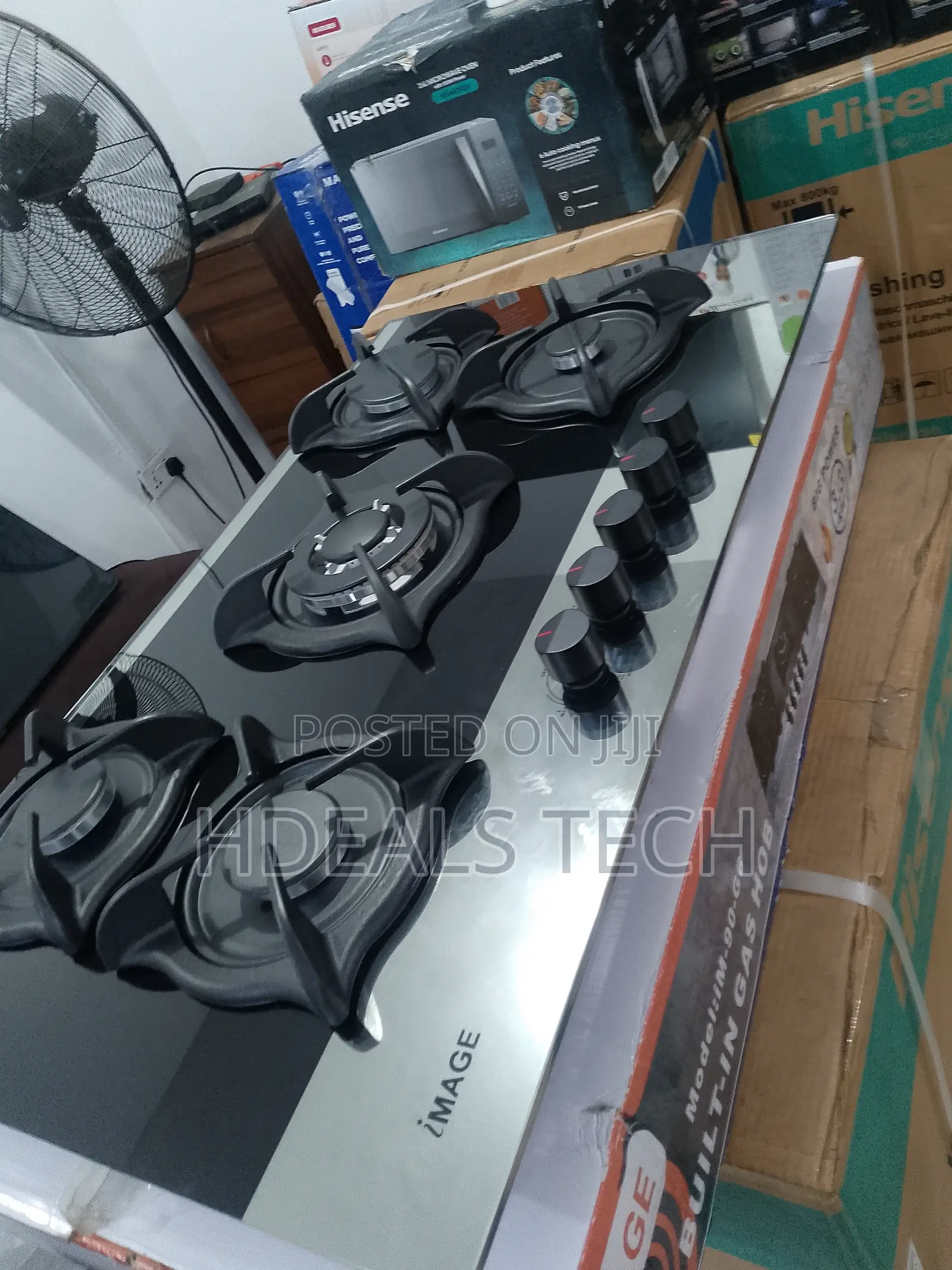 Titan Cook 5-Burner Image Heavy Duty Gas Hob