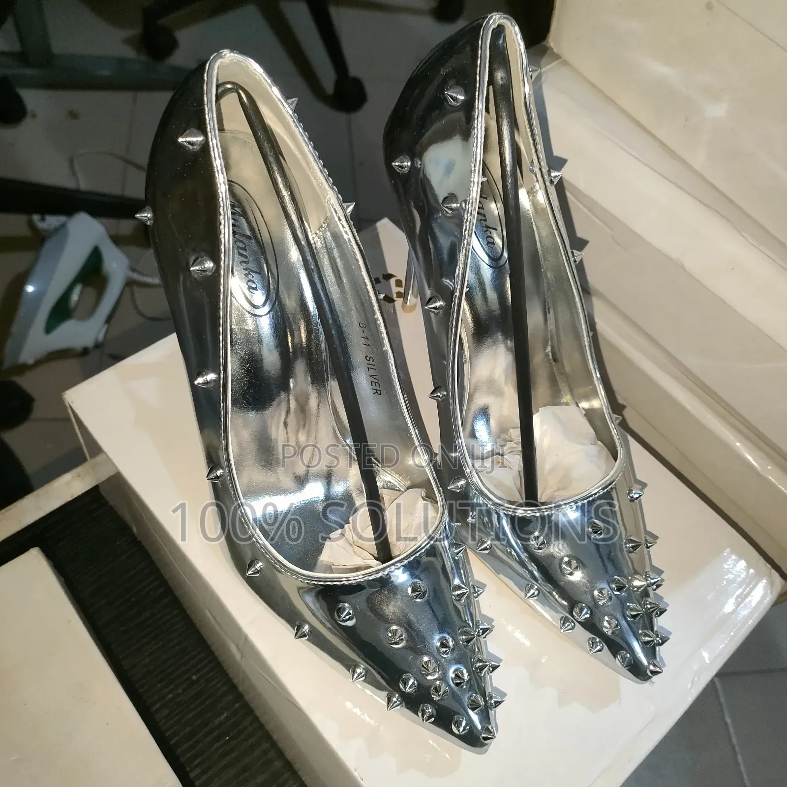 Best Selling Mulanka Silver Ladies Shoes for Sale