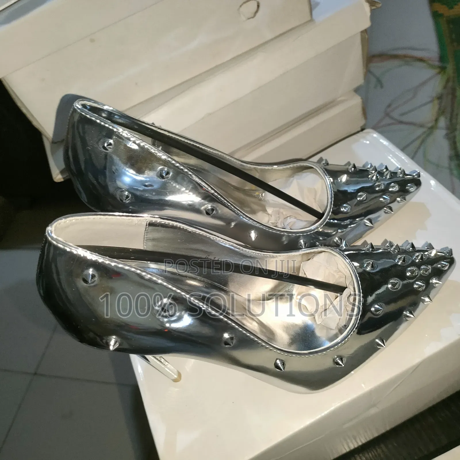 Best Selling Mulanka Silver Ladies Shoes for Sale