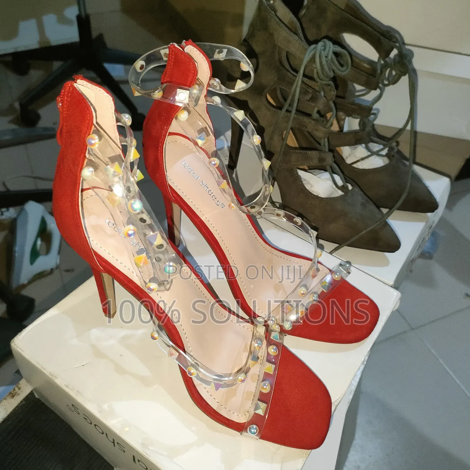 Best Selling Best Elle Khaki Green Ladies Shoes for Sale