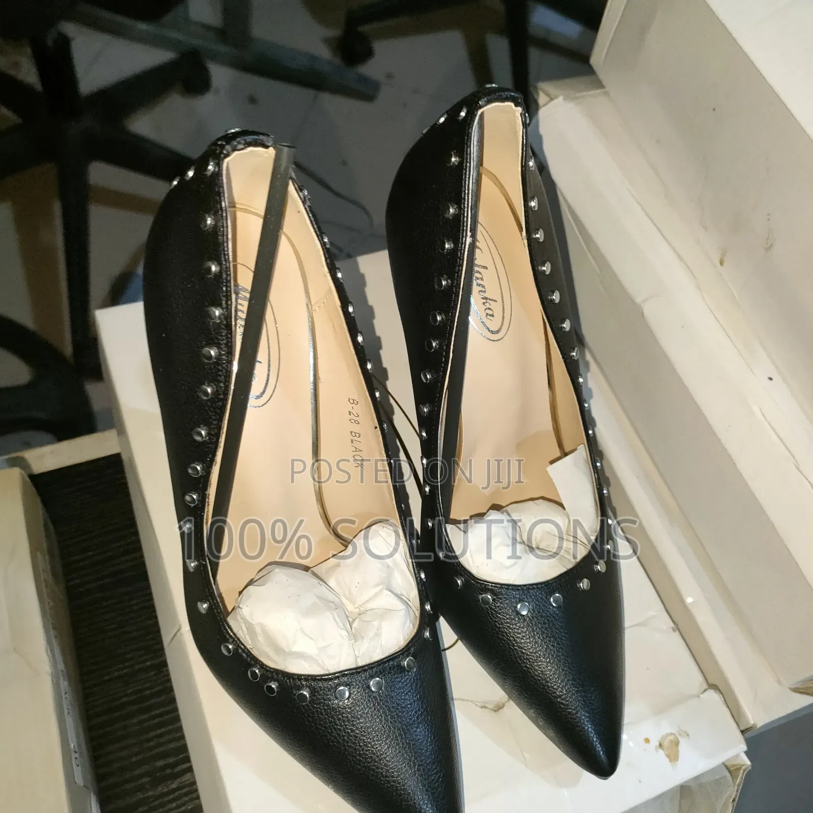 Best Selling Mulanka Black Ladies Shoes For Sale