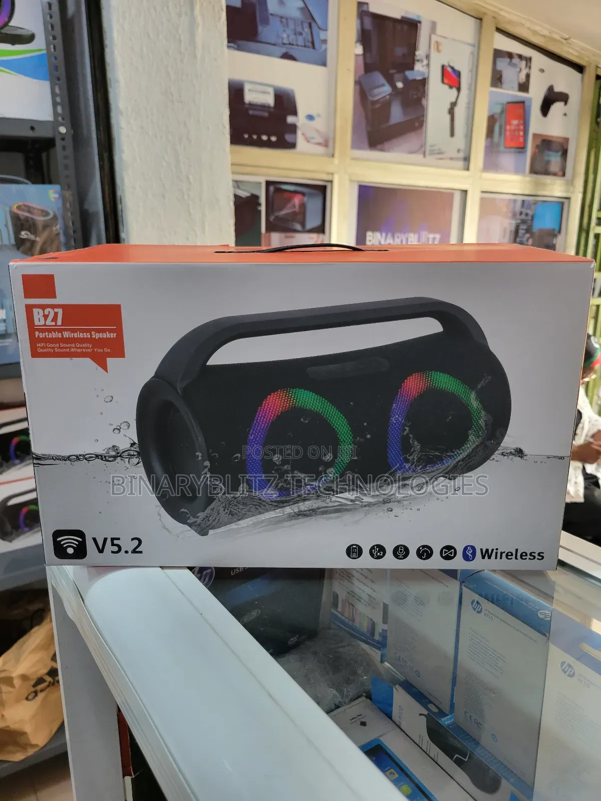 40 Watts Portable Bluetooth Speaker With Fm