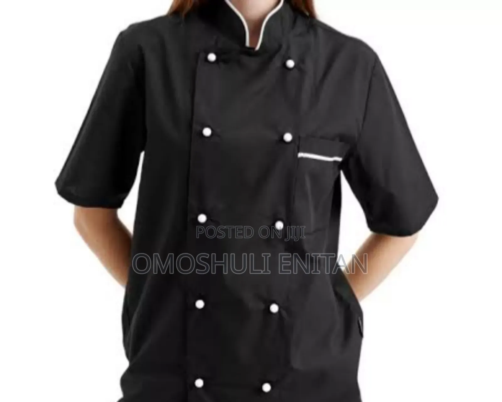 Black Chef Jackets Available(Male and Female)