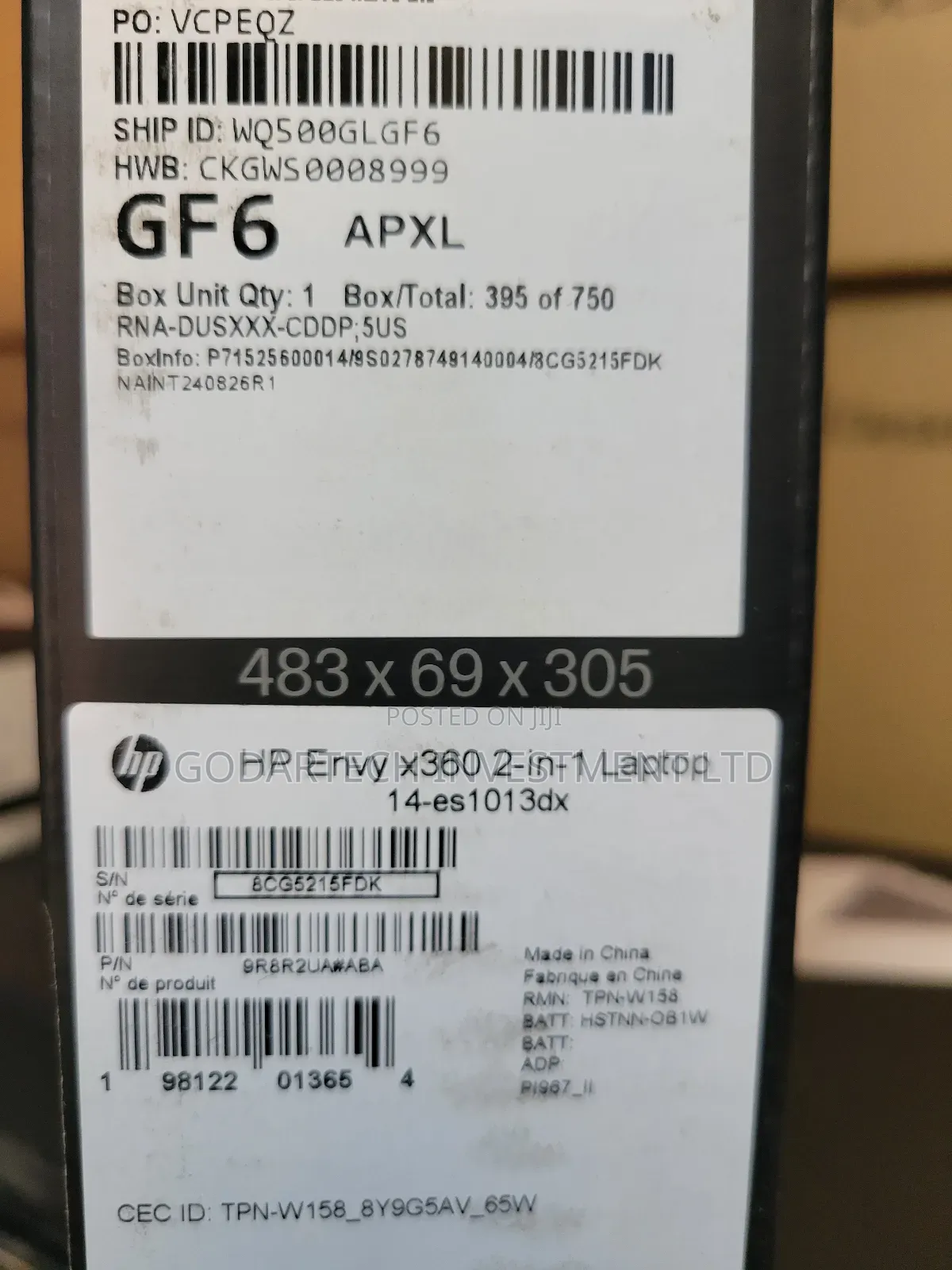 New Laptop HP Envy X360 8GB Intel Core Ultra 5 SSD 512GB
