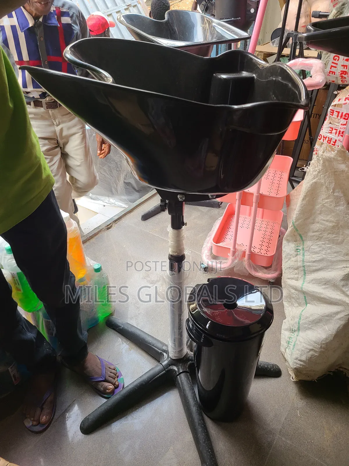 Big Washing Hair Basin With Bucket