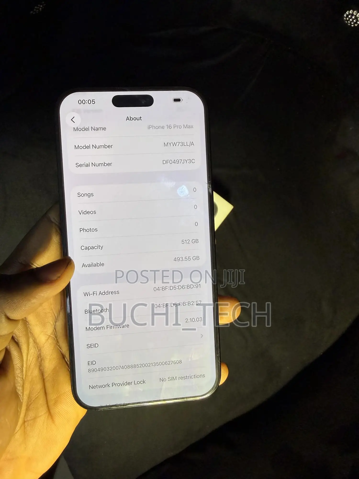 Apple iPhone 16 Pro Max 512 GB Black