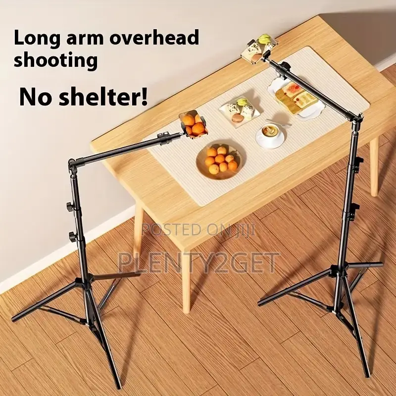 Adjustable 70-Inch Metal Floor Tripod! Suitable for Mobile Phones, Tel