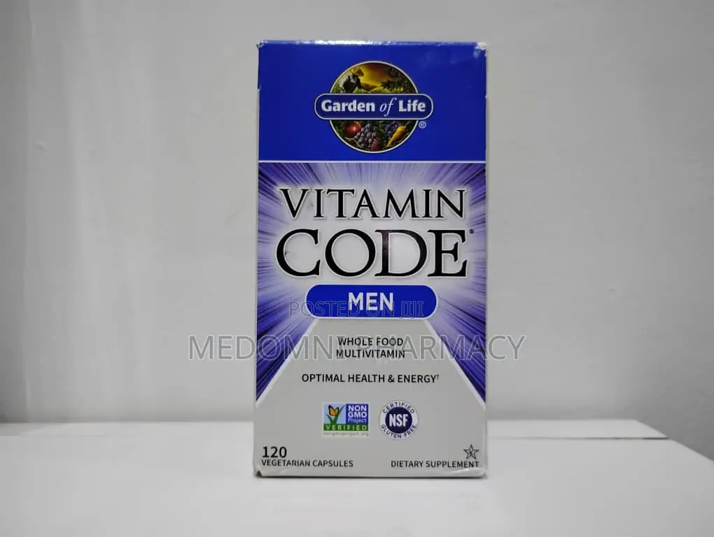 Garden of Life Vitamin Code Men Raw Whole Food Multivitamin - 120 Caps