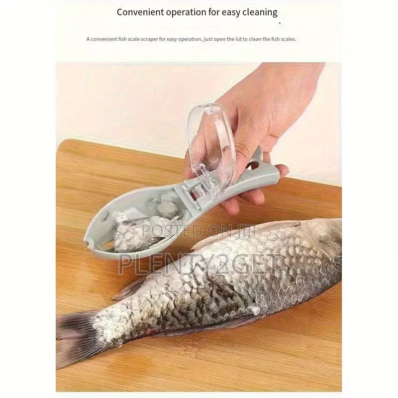 Fish Scale Scraper With Built-in Container – Clean, Fast Mess-Free