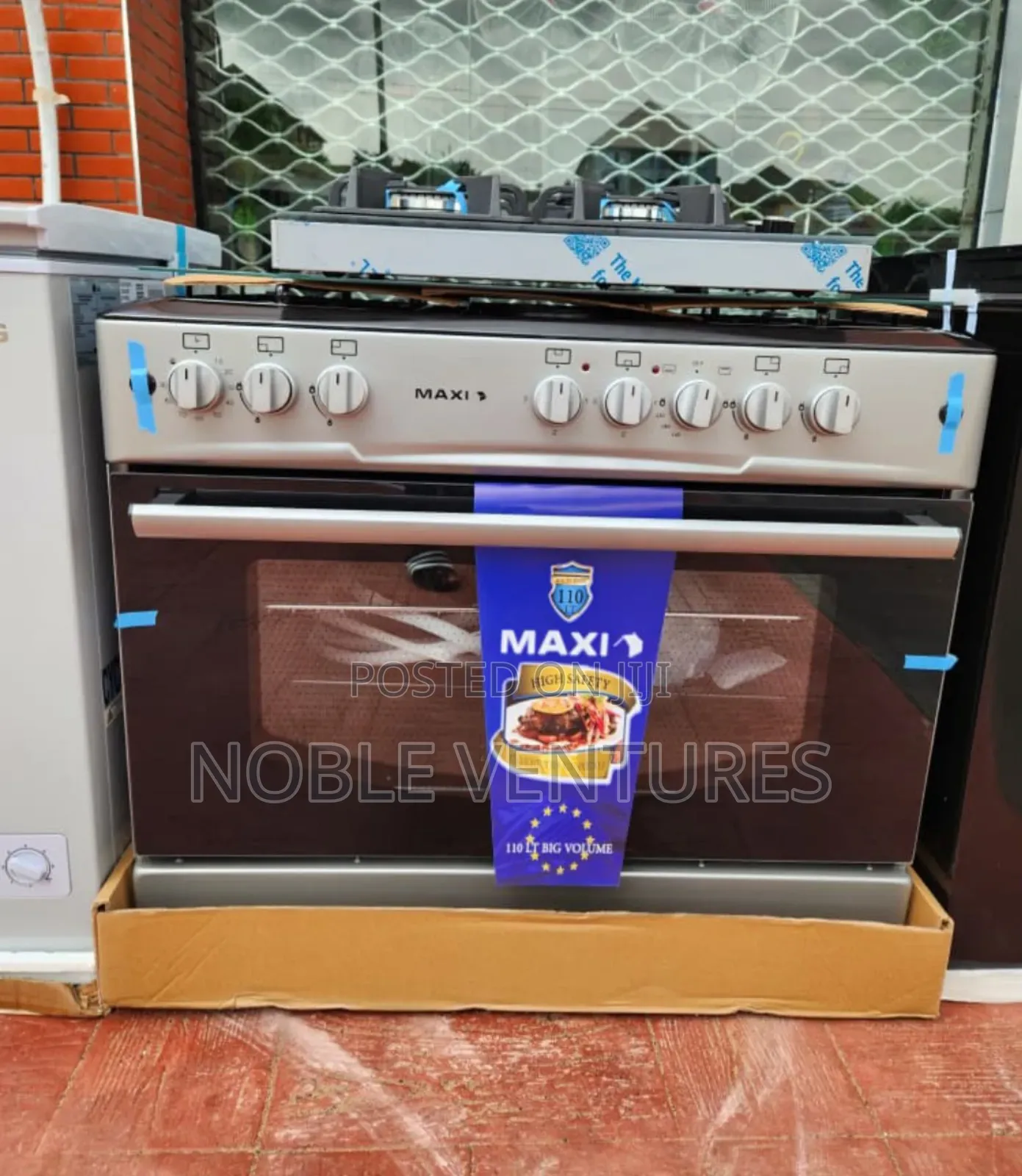 Maxi Hisense Freestand 5burner Gas Cooker 90x60cm 100%Copper